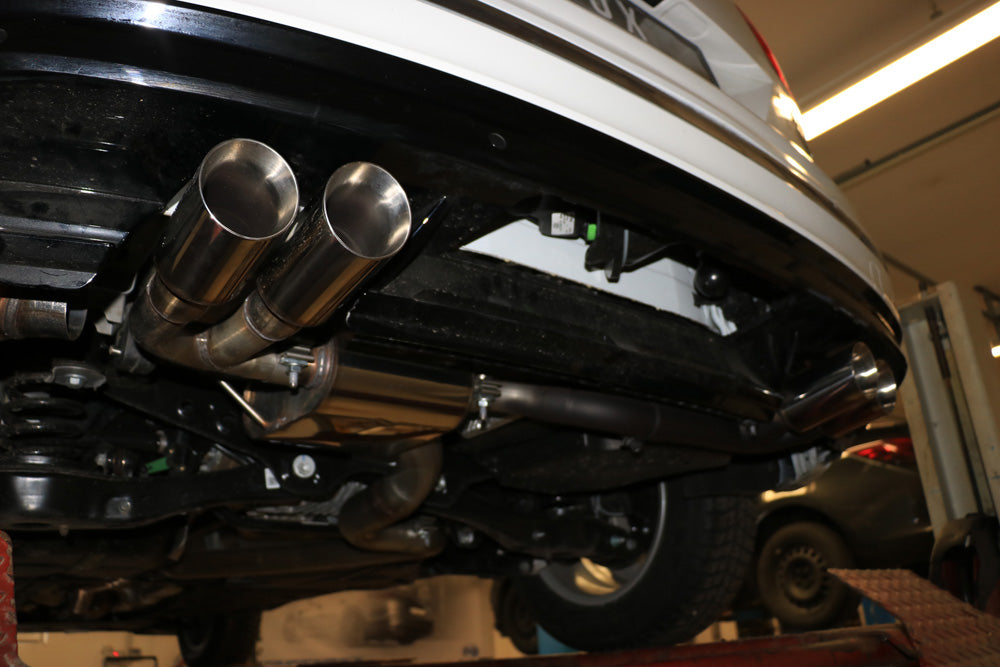 Fox passend fürVW Tiguan II Diesel - 4motion Endschalldämpfer quer - 2x80 Typ 25 rechts/links