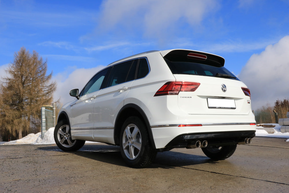 Fox passend fürVW Tiguan II Diesel - 4motion Endschalldämpfer quer - 2x80 Typ 25 rechts/links