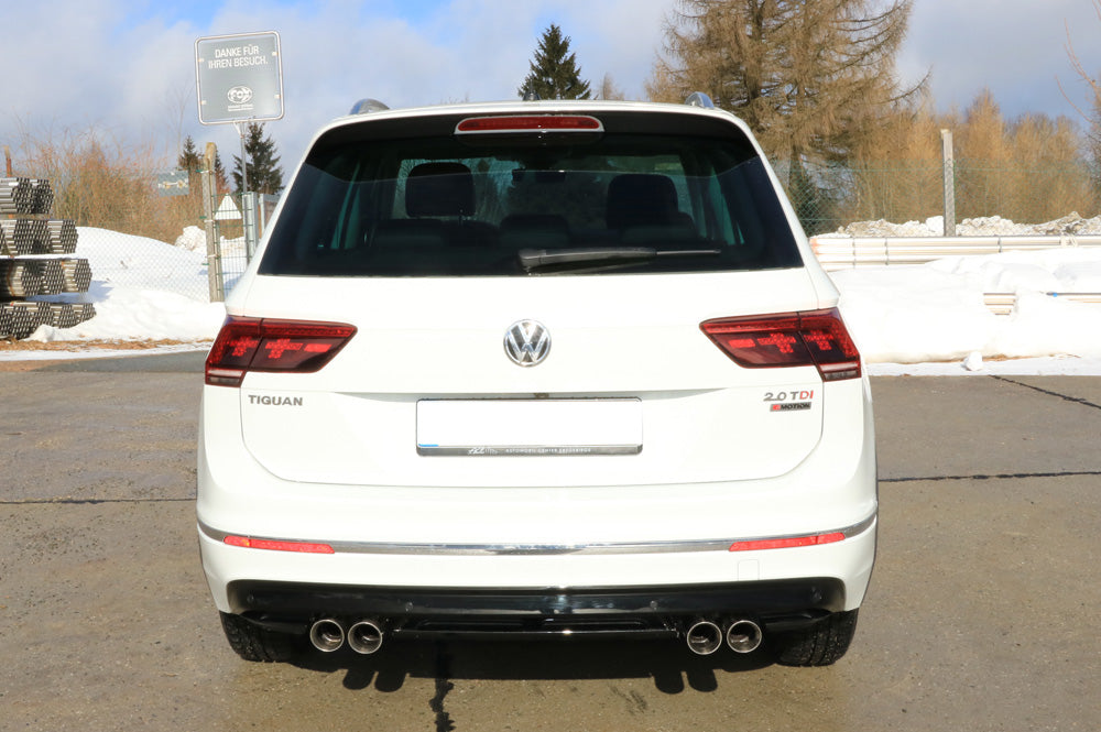 Fox passend fürVW Tiguan II Diesel - 4motion Endschalldämpfer quer - 2x80 Typ 25 rechts/links