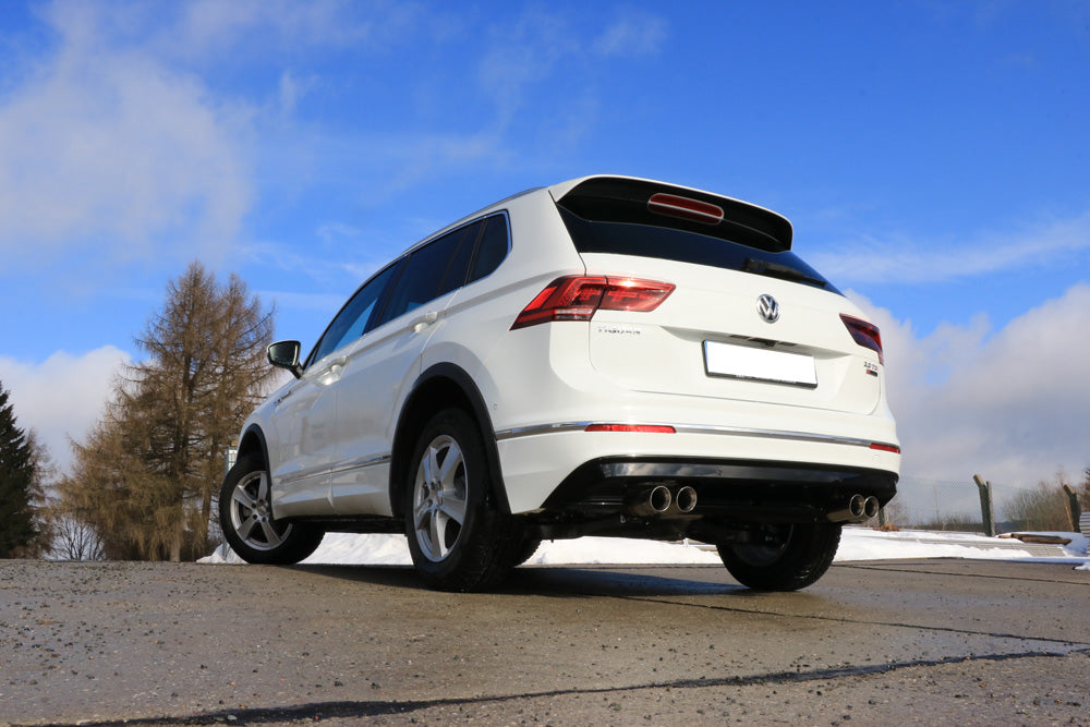 Fox passend für VW Tiguan II Diesel - 4motion Endschalldämpfer quer - 2x80 Typ 25 rechts/links