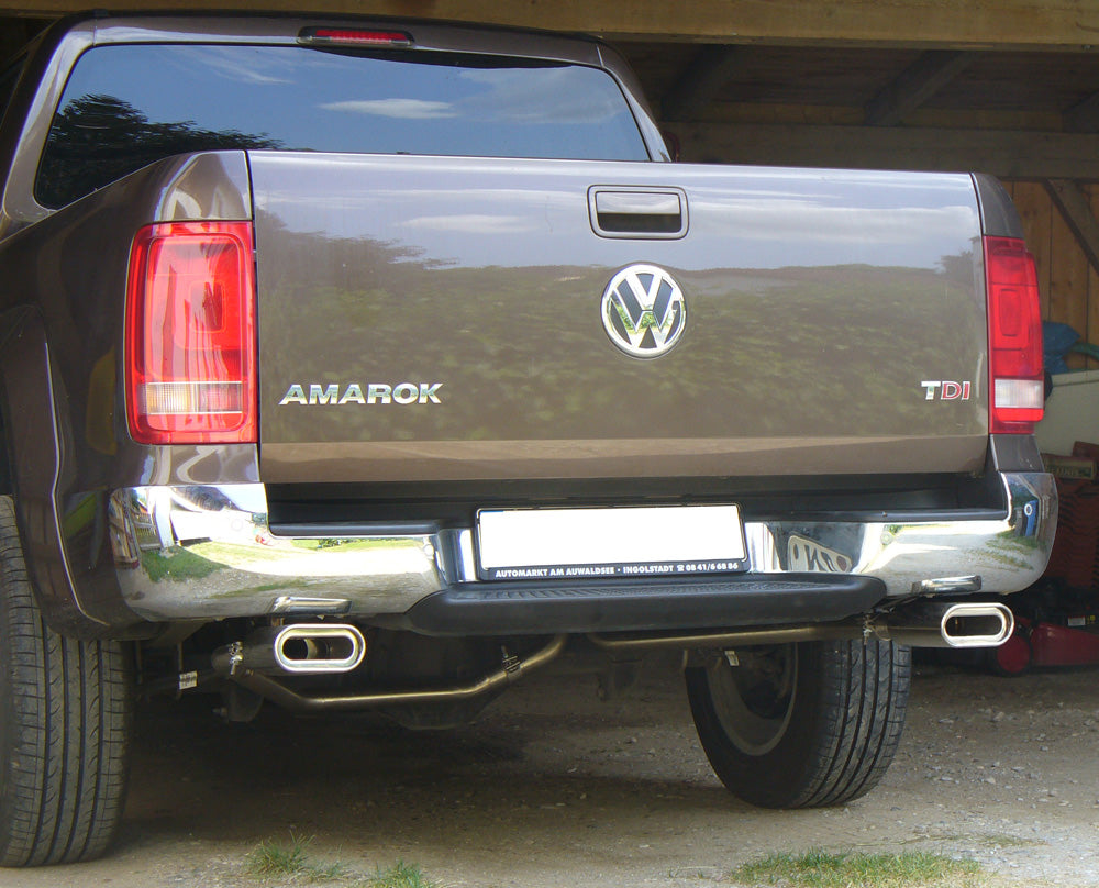 Fox passend fürVW Amarok 4x4 Endschalldämpfer Ausgang rechts/links - 160x80 Typ 53 rechts/links