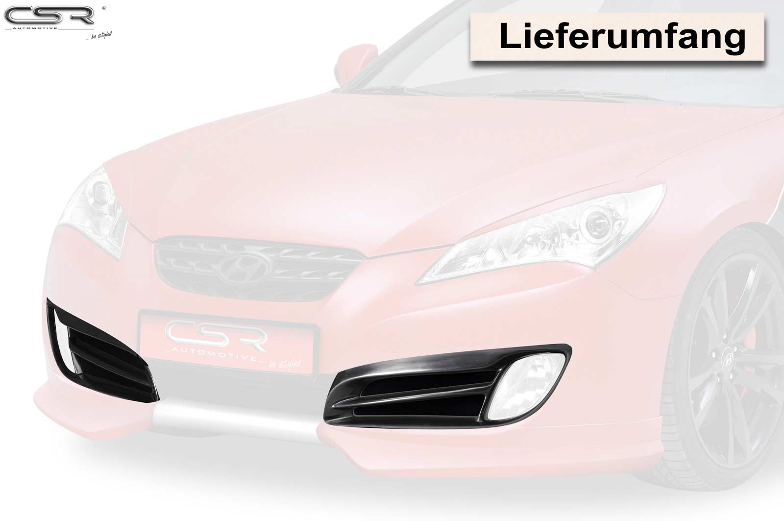 CSR Lufteinlassrahmen mit Gitter für Hyundai Genesis Coupé ZB127
