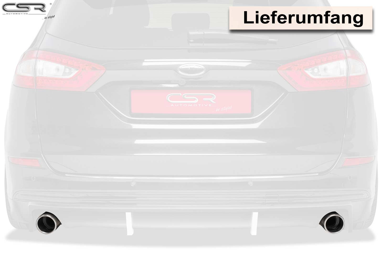 CSR Endrohrblenden für Endschalldämpfer für Ford Mondeo MK5 ZB153