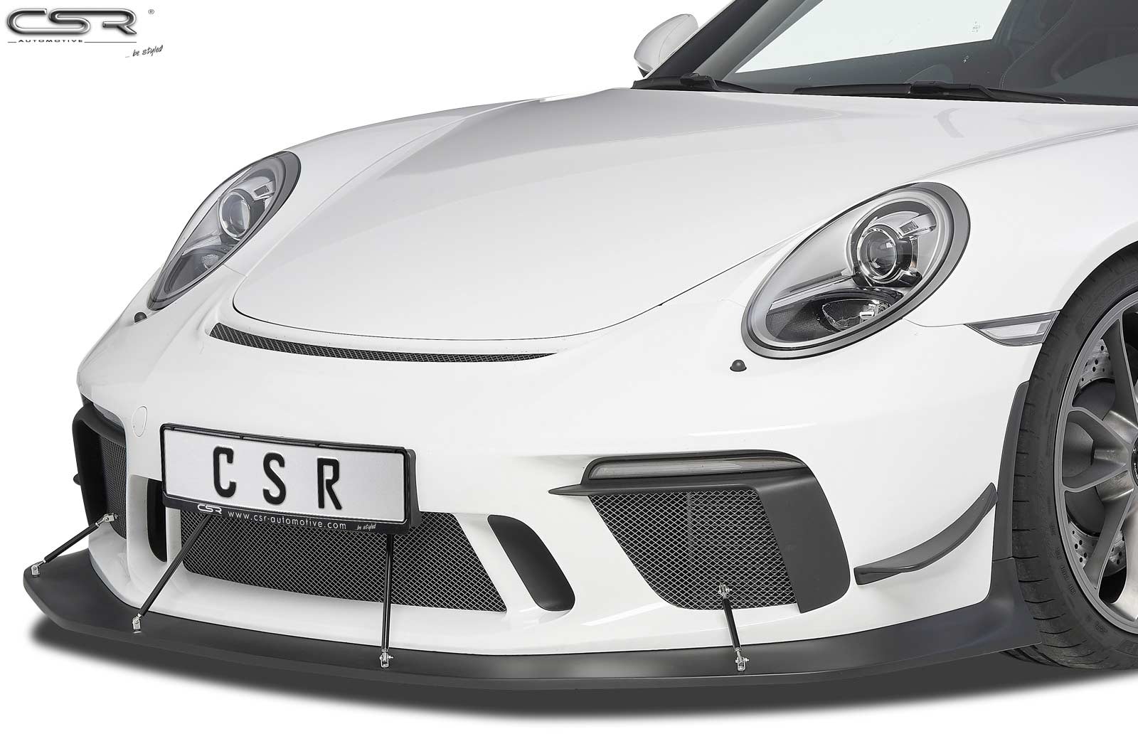 CSR Universal Spoiler Stabilisatoren verstellbar 100-140mm schwarz ZB155