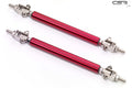 CSR Universal Spoiler Stabilisatoren verstellbar 100-140mm rot ZB157
