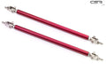 CSR Universal Spoiler Stabilisatoren verstellbar 200-260mm rot ZB162