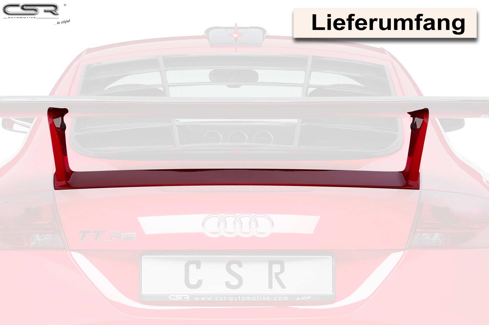 CSR Heckflügel Halteplatte/Halter für Audi TT FV/8S ZB170