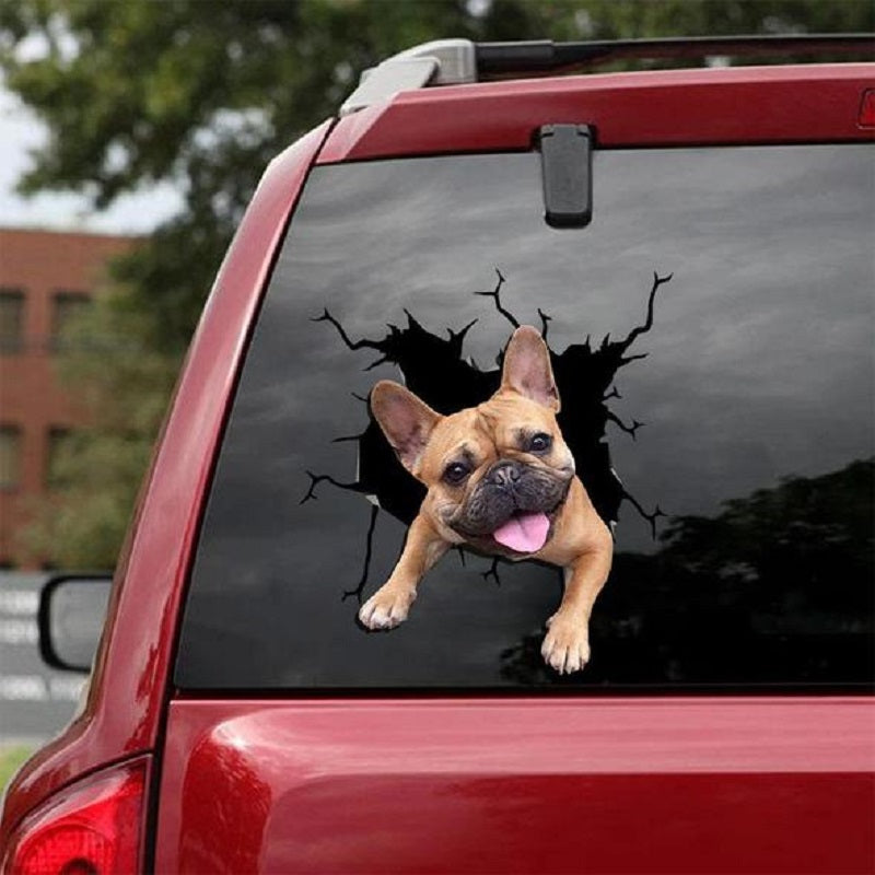 Hunde Motiv Elektrostatischer Fensteraufkleber Auto – Verschiedene Welpen Designs