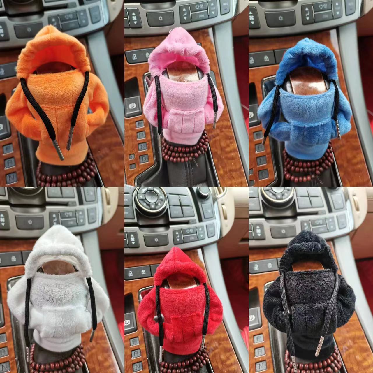 Samt Schaltknauf Hoodie Cover – Handbremsabdeckung & Schalthebelhülle aus Samt