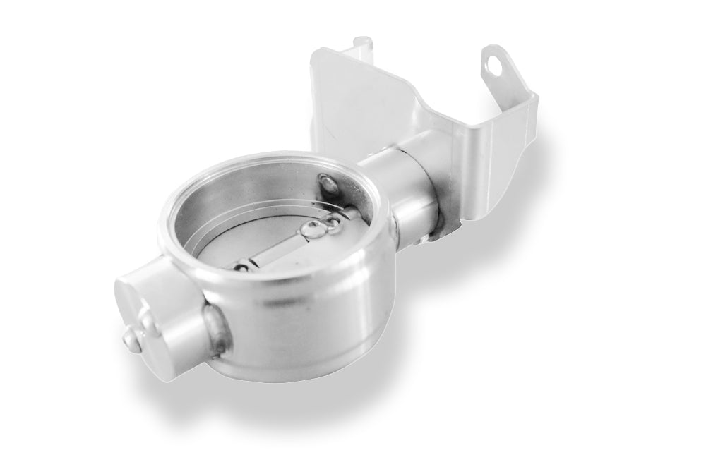 FoxABGASKLAPPE AR3 CERAMIC "ELEKTRISCH" 76mm zum einschweißen - Adaptierung S2 (für Stellmotor der Firma SBS)