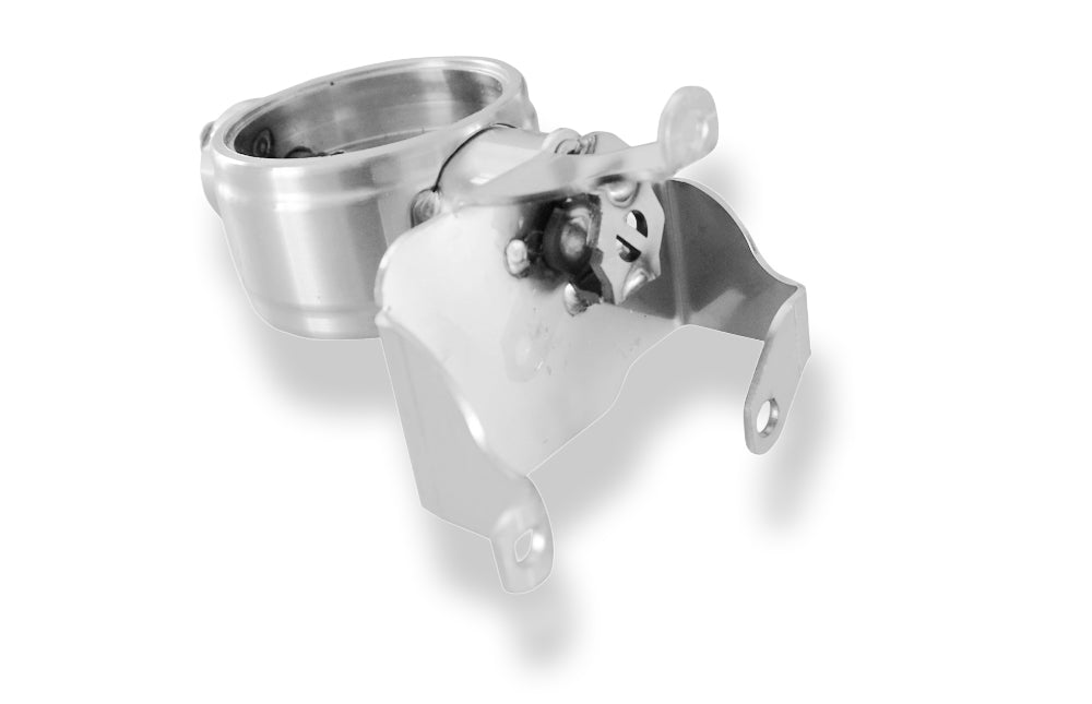 FoxABGASKLAPPE AR3 CERAMIC "ELEKTRISCH" 70mm zum einschweißen - Adaptierung S2 (für Stellmotor der Firma SBS)