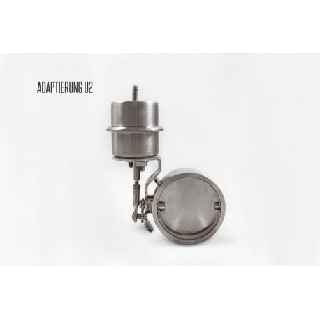 FoxABGASKLAPPE AR2 CERAMIC "UNTERDRUCK" 51mm zum einschweißen - funktioniert mit Unterdruck - im Ruhezustand geschlossen