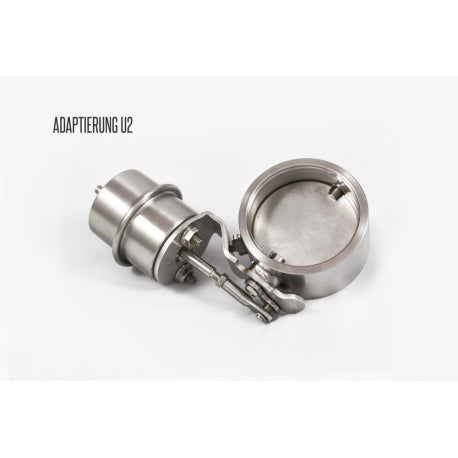 FoxABGASKLAPPE AR2 CERAMIC "UNTERDRUCK" 51mm zum einschweißen - funktioniert mit Unterdruck - im Ruhezustand geschlossen