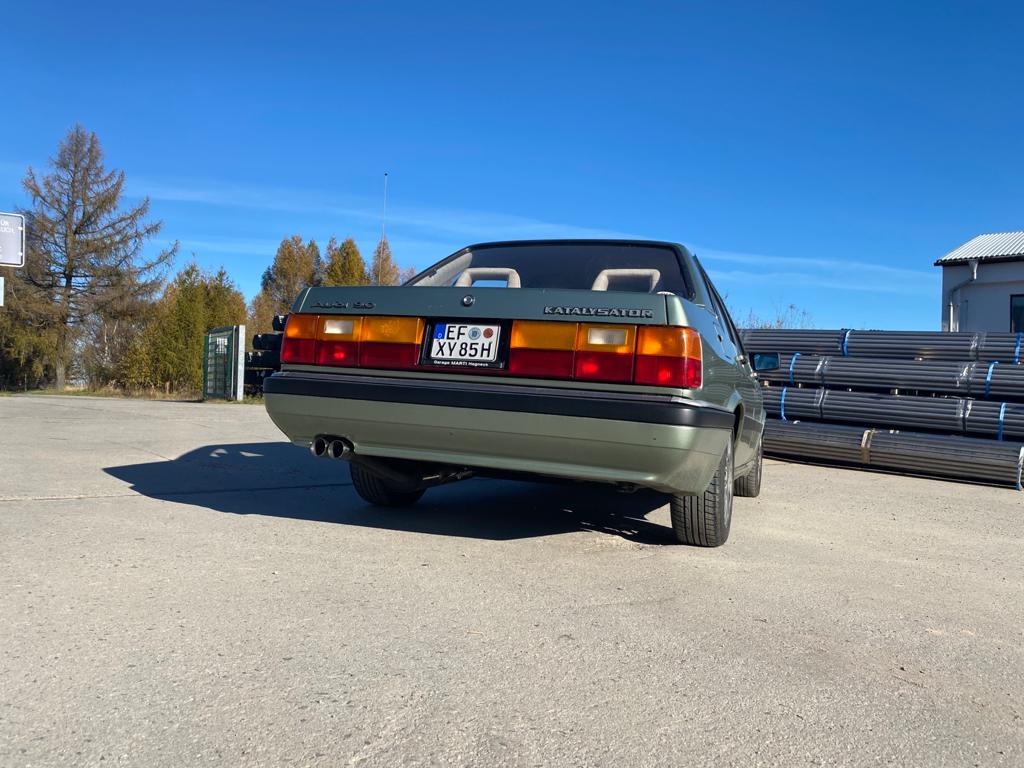Fox passend fürAudi 80/90 Typ 81 Endschalldämpfer - 2x63 Typ 10