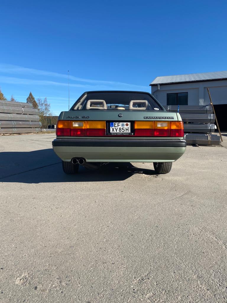 Fox passend fürAudi 80/90 Typ 81 Endschalldämpfer - 2x63 Typ 10