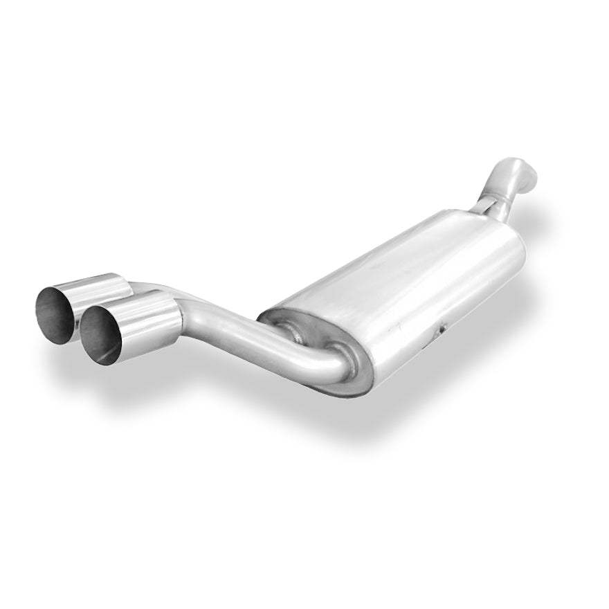 Fox passend fürAudi 80/90 Typ 81 Endschalldämpfer - 2x76 Typ 10