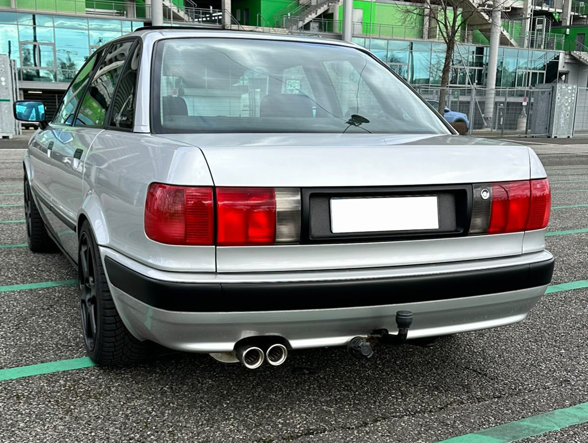 Fox passend fürAudi 80 Typ B4 Limousine & Avant Endschalldämpfer zweiflutig - 2x76 Typ 13
