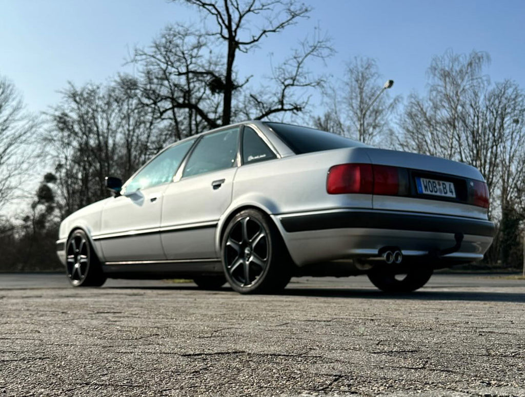 Fox passend fürAudi 80 Typ B4 Limousine & Avant Endschalldämpfer zweiflutig - 2x76 Typ 13