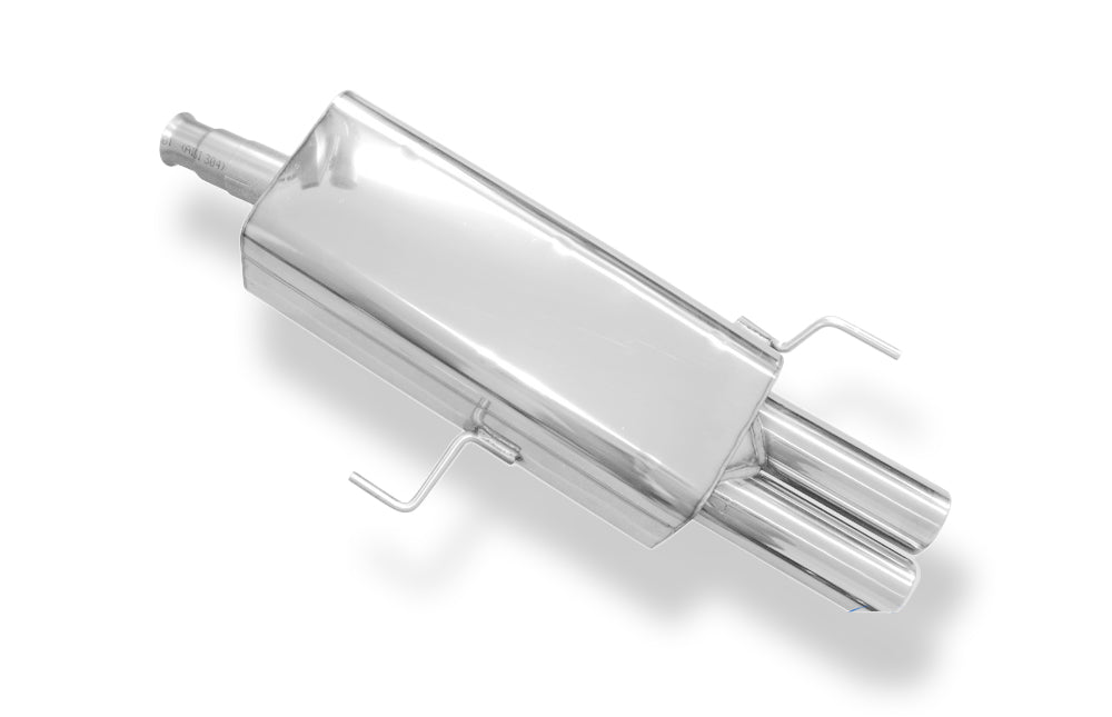 Fox passend fürAudi 80 Typ B4 Limousine & Avant Endschalldämpfer Ø63,5mm - 2x76 Typ 13