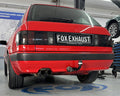 Fox passend für Audi 80 Typ B4 quattro Endschalldämpfer - 2x70 Typ 10