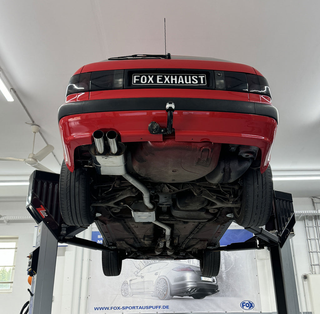 Fox passend für Audi 80 Typ B4 quattro Audi 80 Typ B4 quattro Halbanlage ab Kat für Modelle mit Doppelkat - 2x70 Typ 10