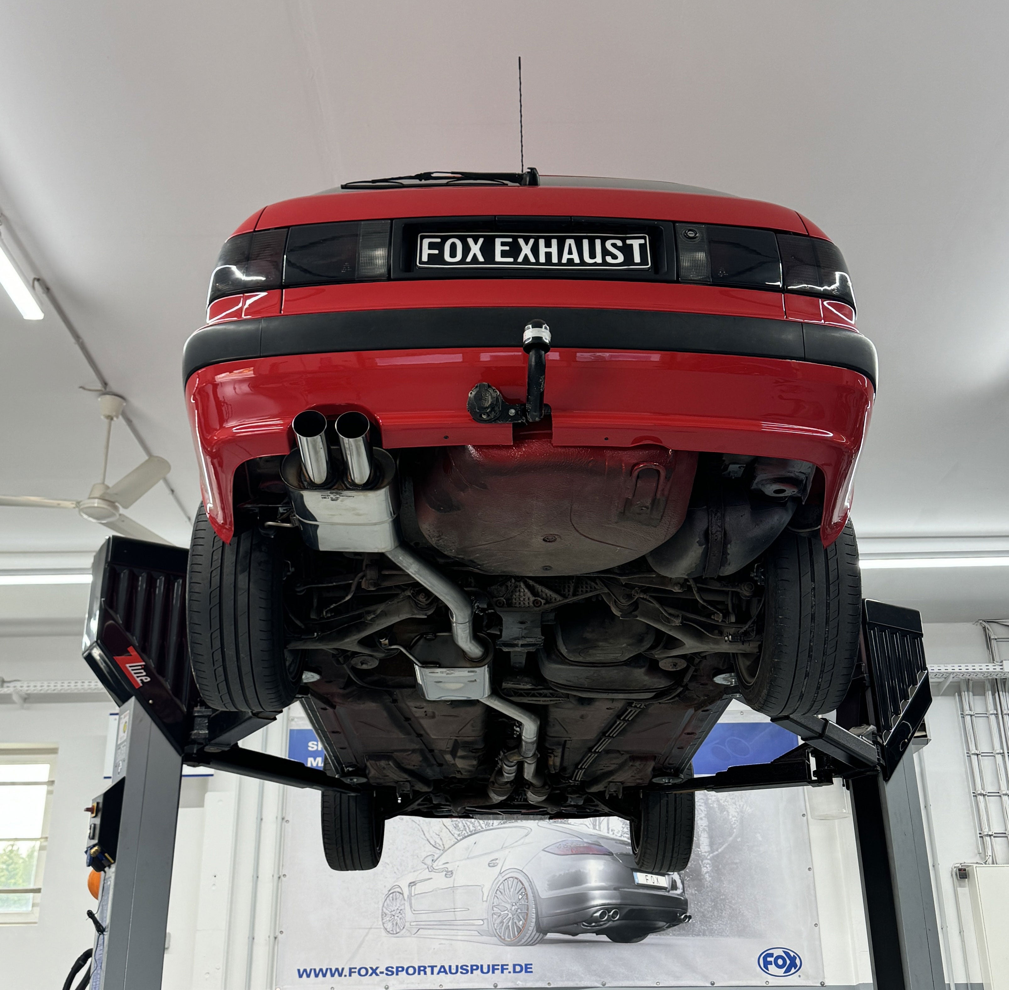 Fox passend für Audi 80 Typ B4 quattro Audi 80 Typ B4 quattro Halbanlage ab Kat für Modelle mit Doppelkat - 2x70 Typ 10