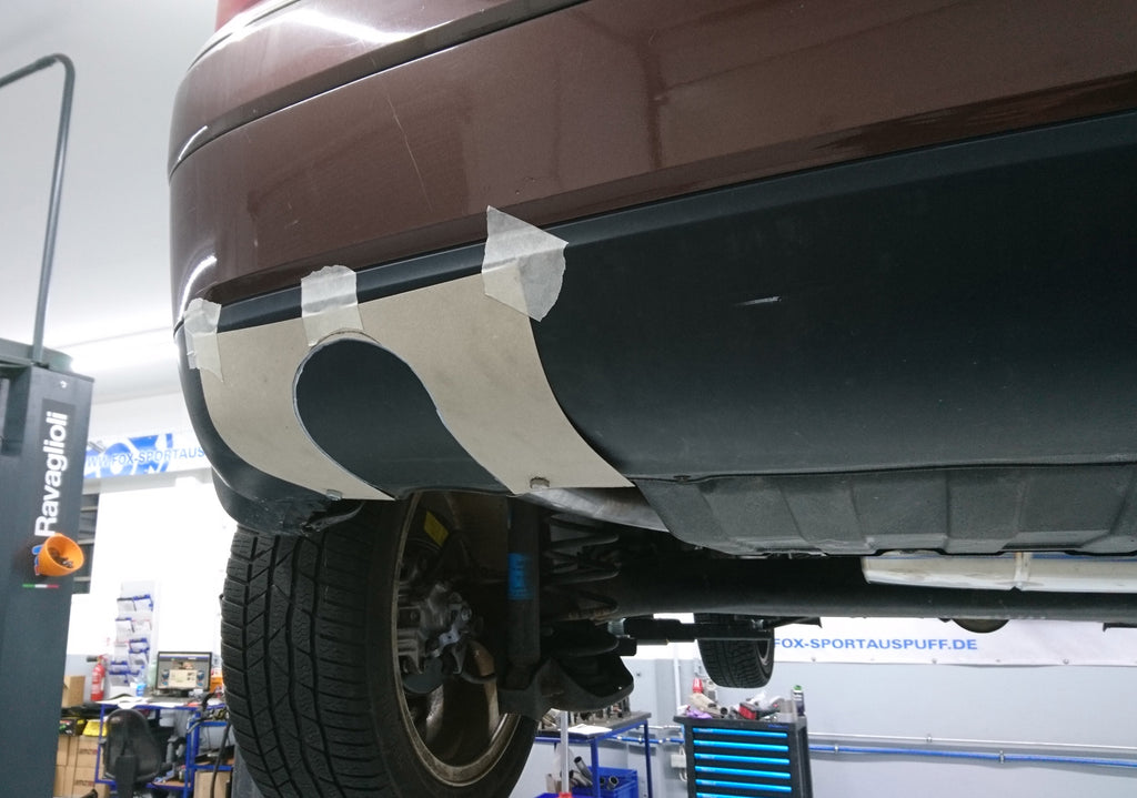 Fox passend für Audi A2 - Schablone für 115x85mm oval Wird auf Papier (A3) ausgedruckt geliefert