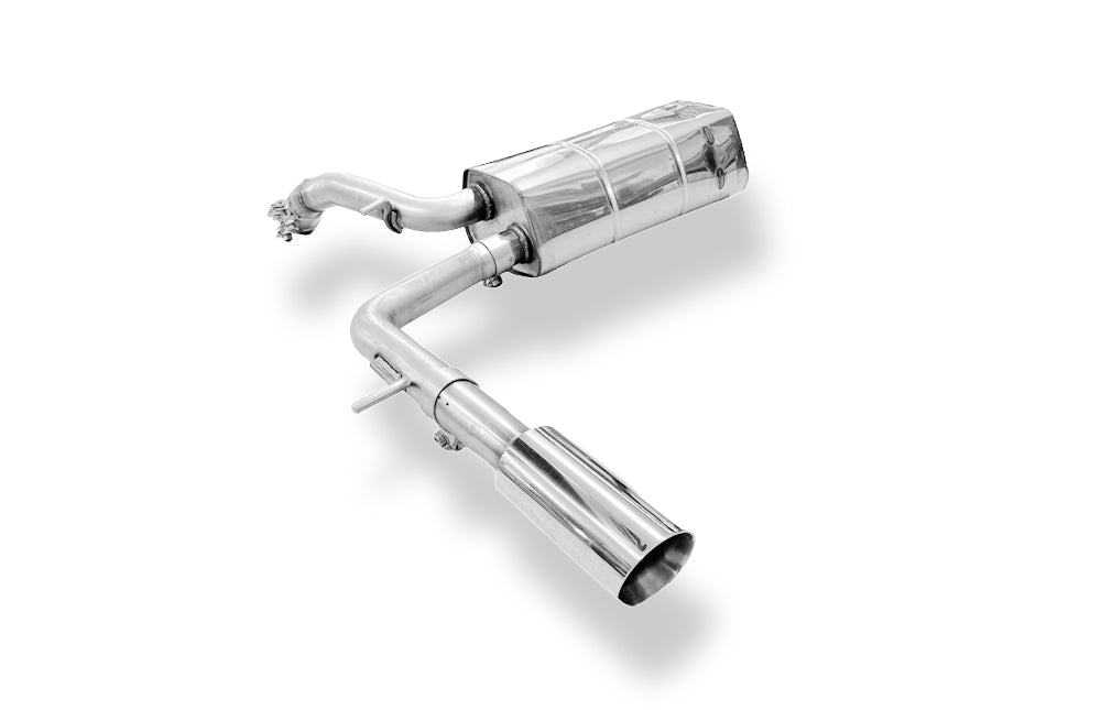 Fox passend fürAudi A2 - 1,4l - 34l Tank Endschalldämpfer - 1x90 Typ 25