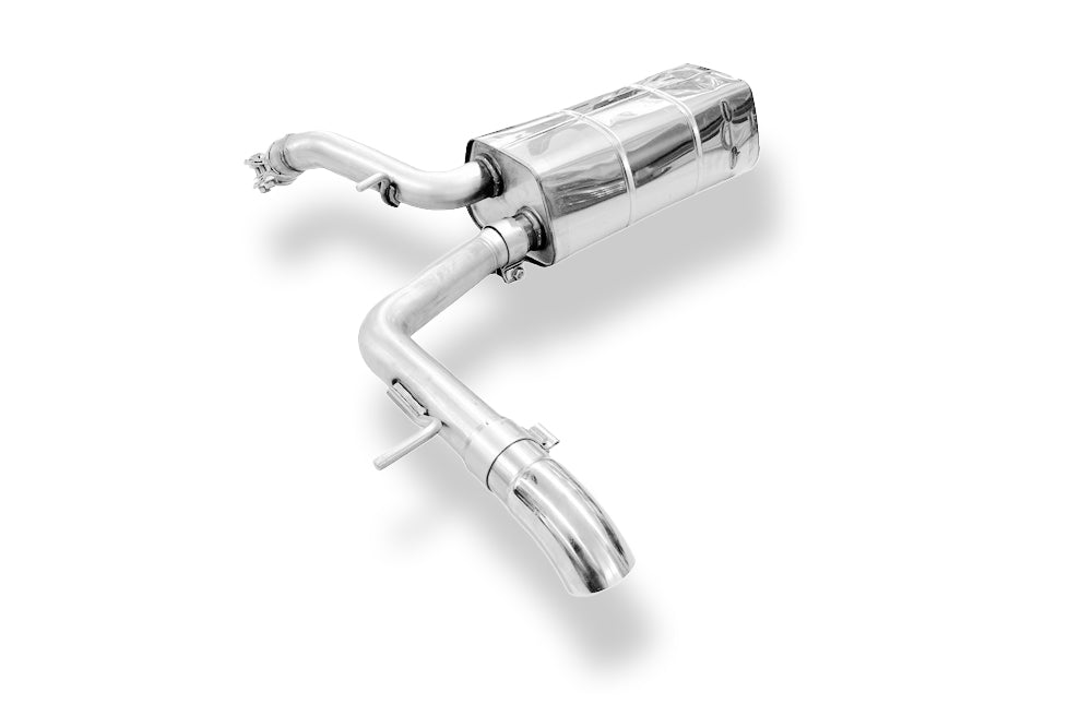 Fox passend für Audi A2 - 1,6l + 1,4l 42l Tank Endschalldämpfer - 1x63 Typ 26