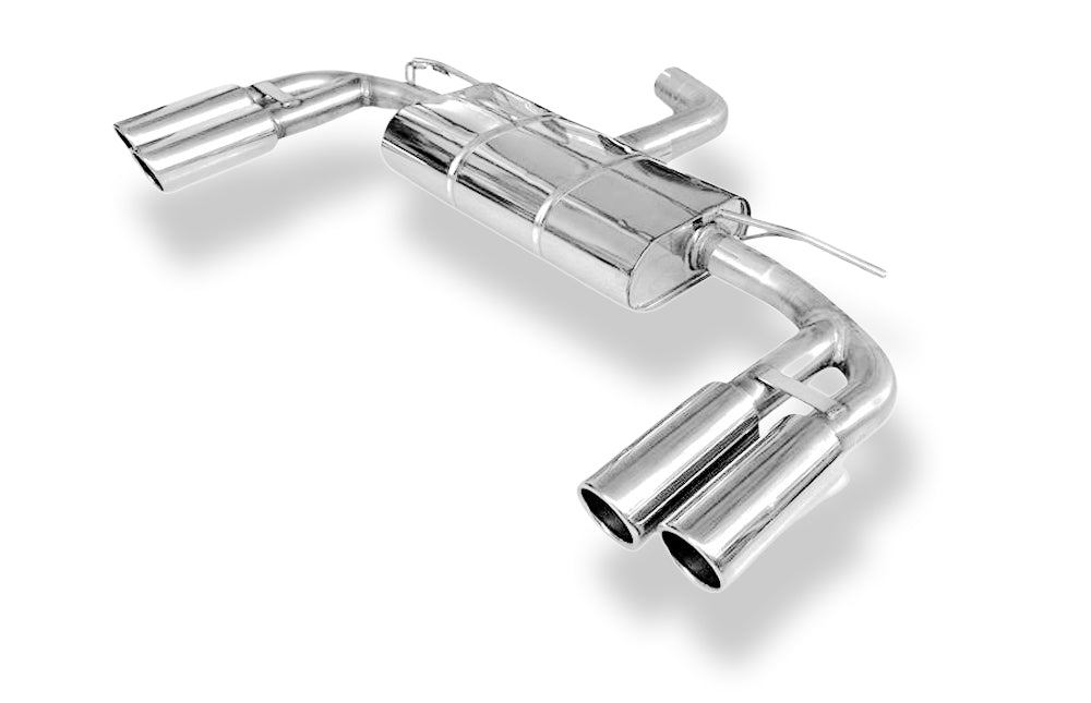 Fox passend fürAudi A3 - 8V Limousine "mit S-Line oder S3 Stoßstange" Endschalldämpfer quer Ausgang rechts/links - 2x80 Typ 16 rechts/links