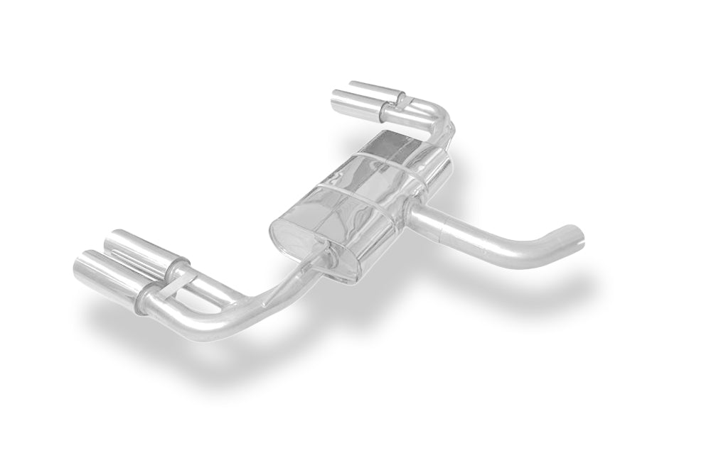 Fox passend fürAudi A3 - 8V Limousine "mit S-Line oder S3 Stoßstange" Endschalldämpfer quer Ausgang rechts/links - 2x80 Typ 16 rechts/links