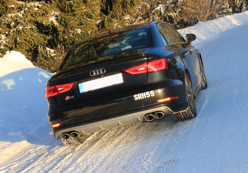 Fox passend für Audi S3 - 8V Limousine + Cabrio Endschalldämpfer Ausgang rechts/links - 2x106x71 Typ 44 rechts/links