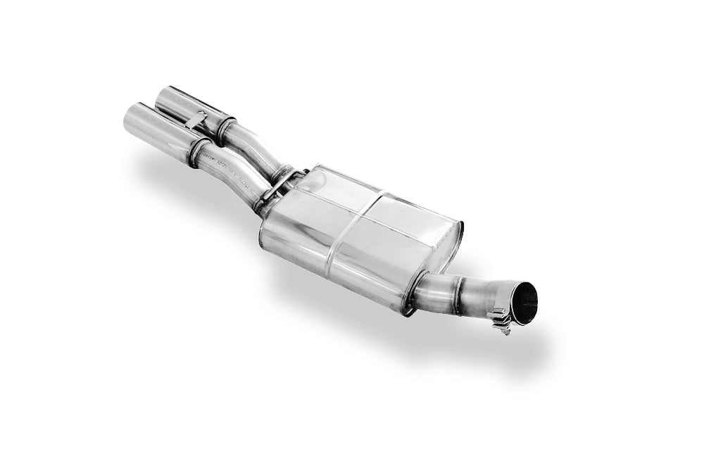 Fox passend für Audi A4 B5 - Frontantrieb Endschalldämpfer 76mm - 2x80 Typ 10