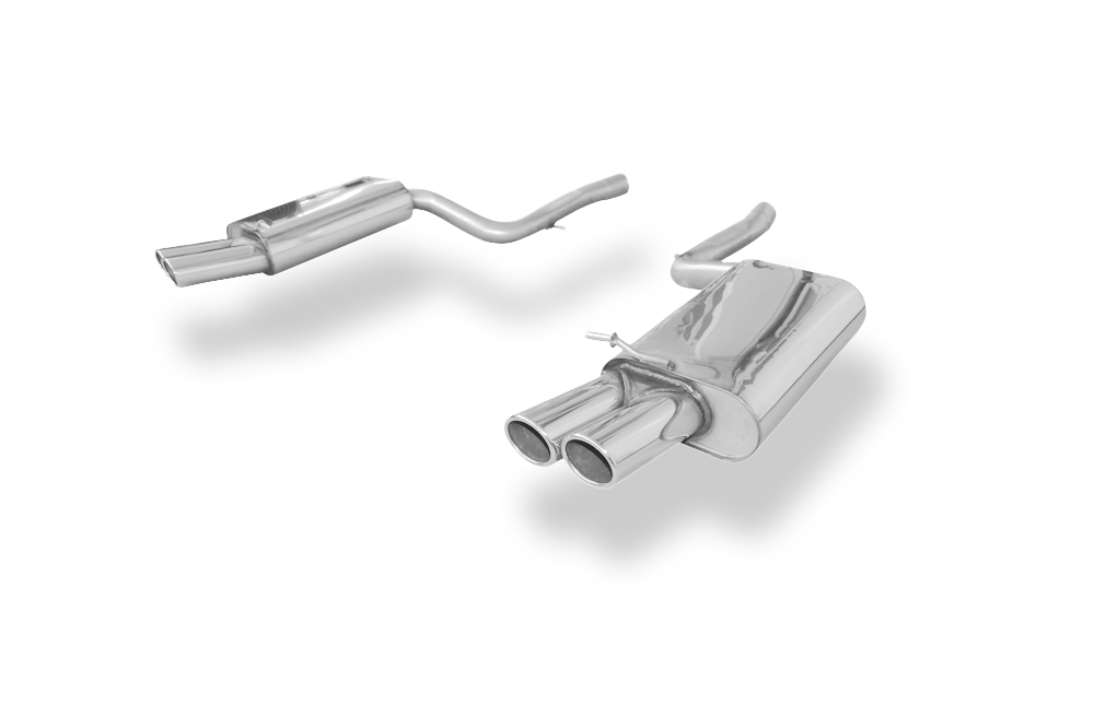 Fox passend fürAudi S4 B7 Endschalldämpfer rechts/links - 2x88x74 Typ 32 rechts/links