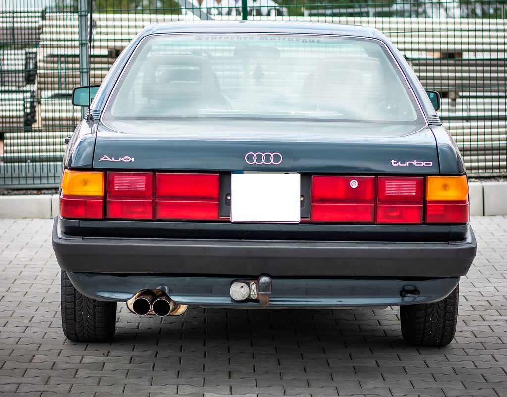 Fox passend für Audi 100/A6 Typ C3/C4 Frontantrieb Endschalldämpfer- und Vorschalldämpfer - 2x70 Typ 14