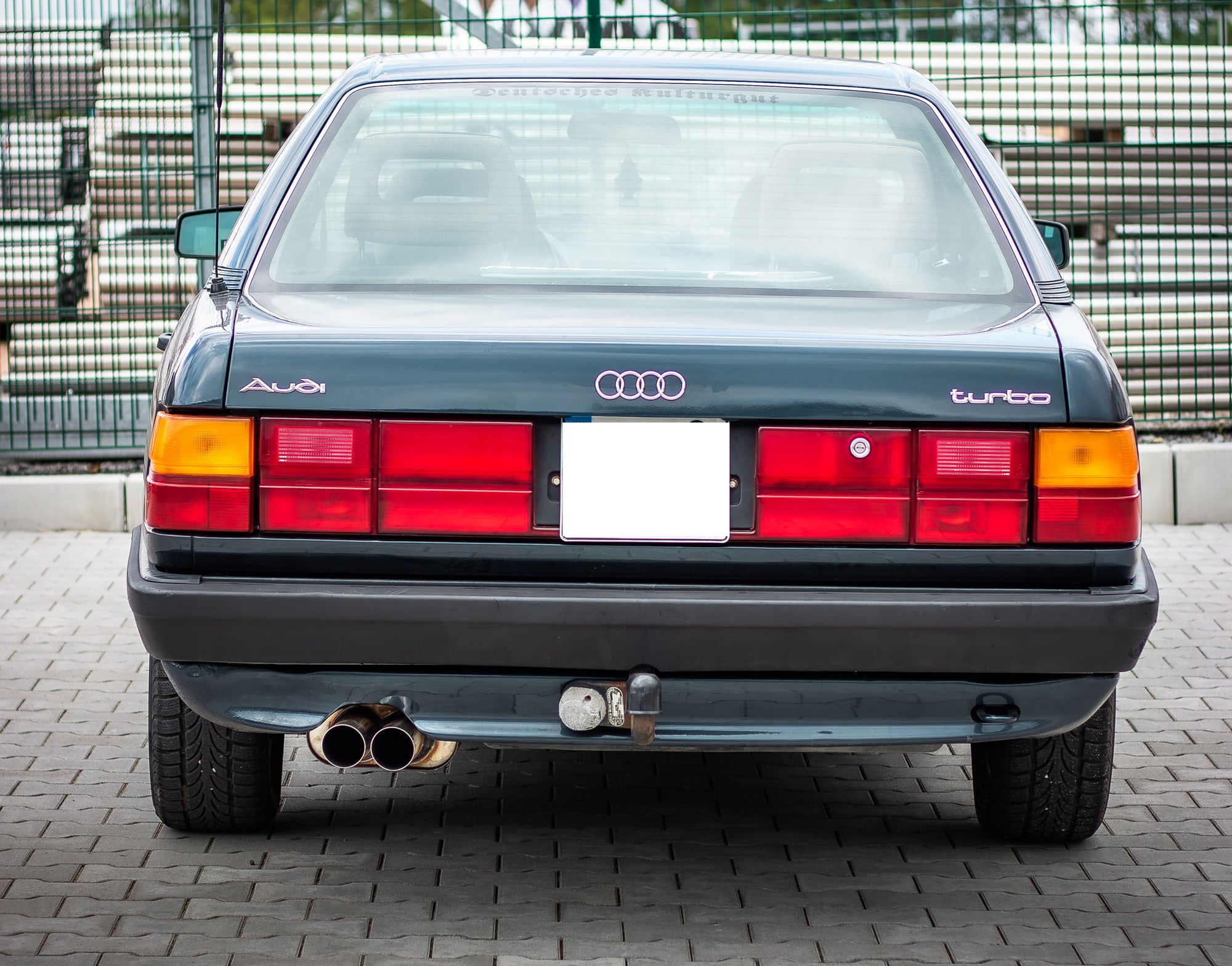Fox passend für Audi 100/A6 Typ C3/C4 Frontantrieb Endschalldämpfer- und Vorschalldämpfer - 2x70 Typ 14