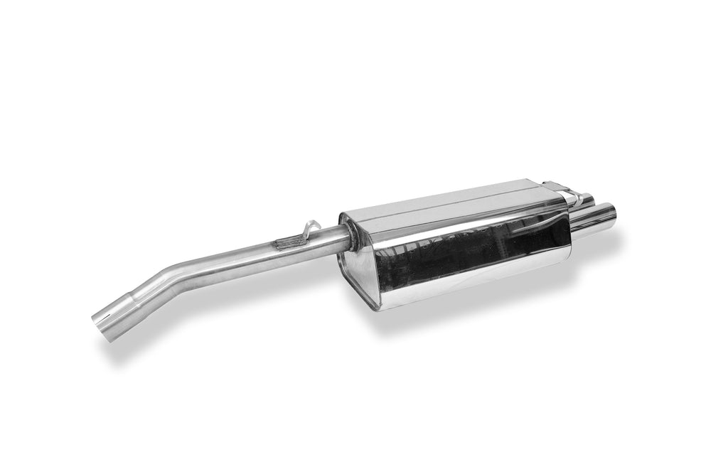 Fox passend fürAudi 100/A6 Typ C3/C4 Frontantrieb Endschalldämpfer - 2x70 Typ 14