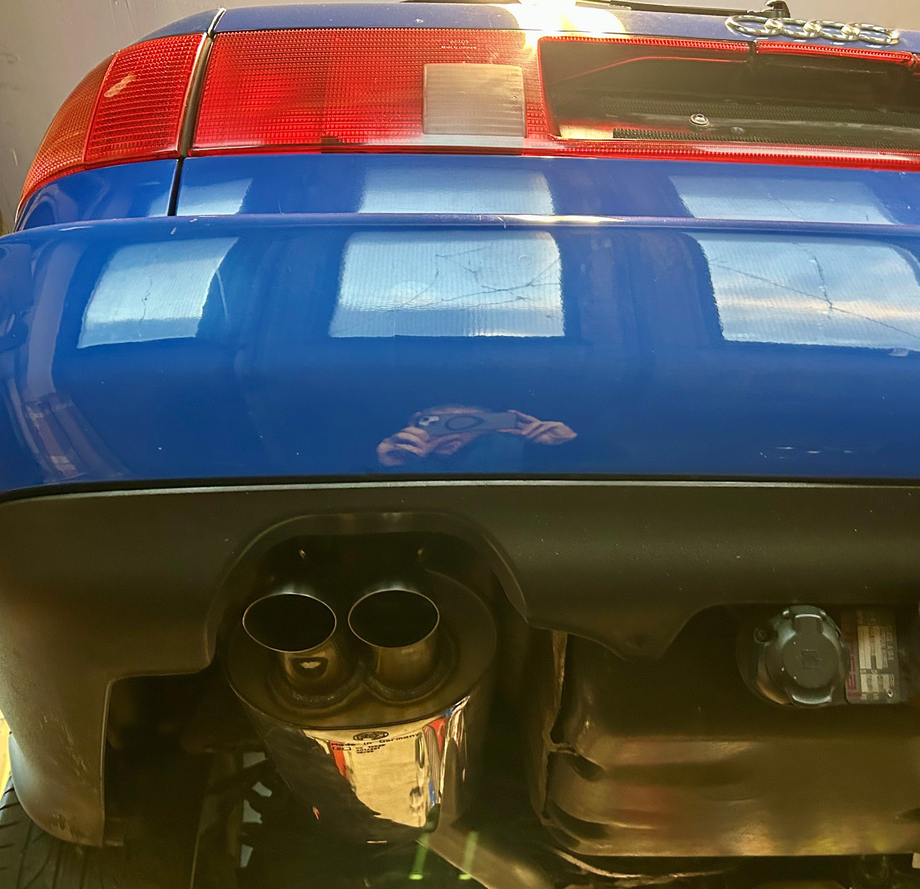 Fox passend für Audi 100/A6 quattro Typ C4 Endschalldämpfer - 2x63 Typ 26