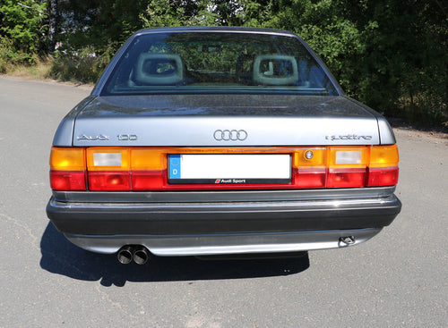Audi 100 quattro Typ C3 Endschalldämpfer - 2x63 Typ 10 Kopie