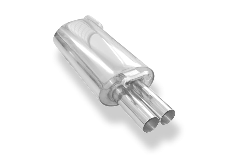 Audi 100 quattro Typ C3 Endschalldämpfer - 2x63 Typ 10 Kopie