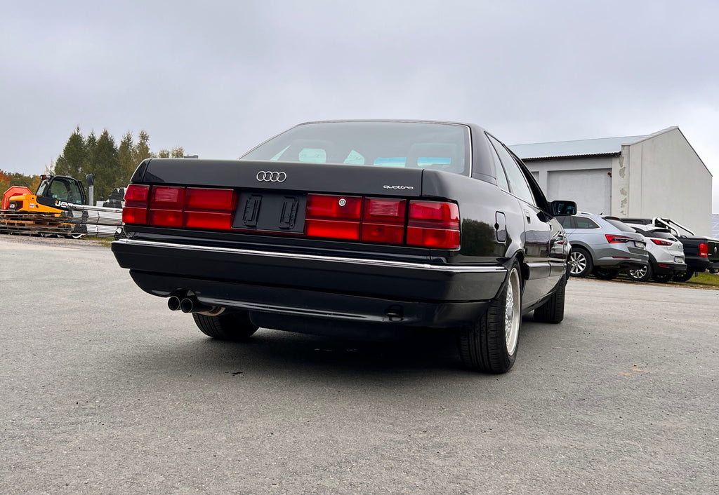 Fox passend fürAudi 100 quattro Typ C3/ Audi 200 Typ 44Q Endschalldämpfer - 2x63 Typ 10