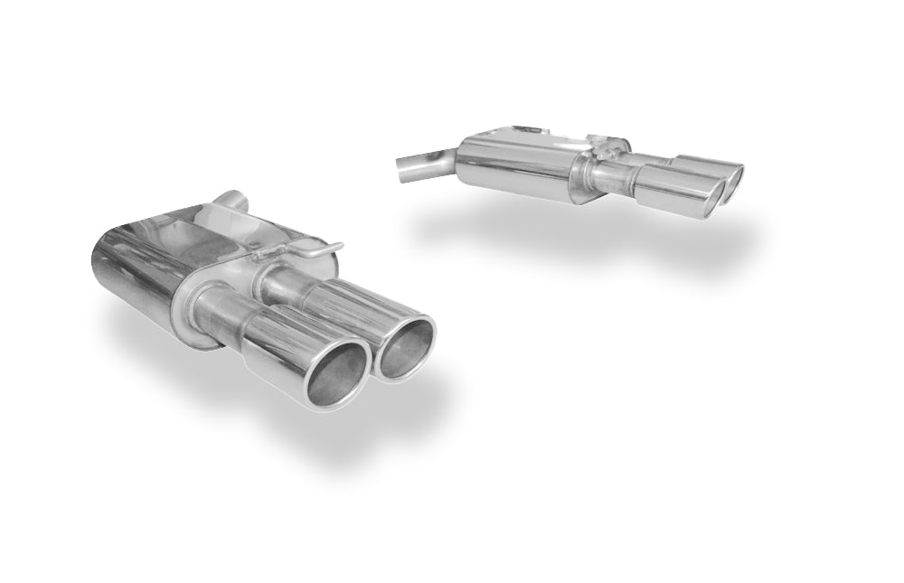 Fox passend fürAudi A6 4G - 3,0l TFSI Endschalldämpfer rechts/links zweiflutig - 2x90 Typ 16 rechts/links