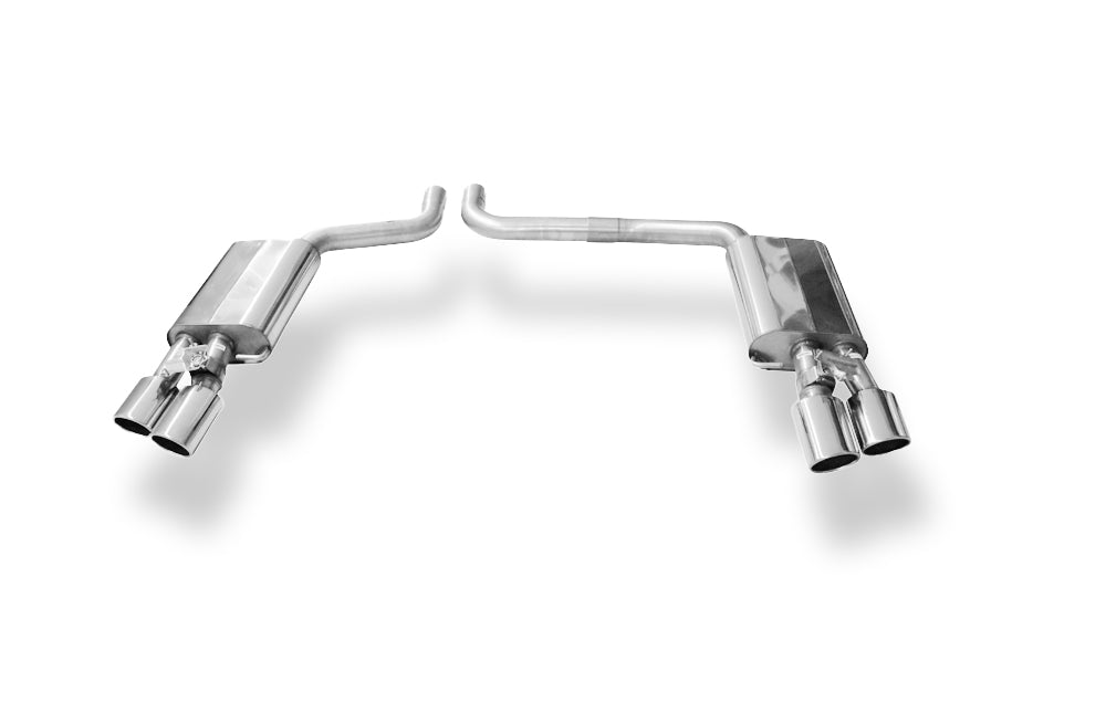 Fox passend fürAudi S8 Typ 4H mit Abgasklappen Endschalldämpfer rechts/links zweiflutig - 2x100x77 Typ 38 rechts/links