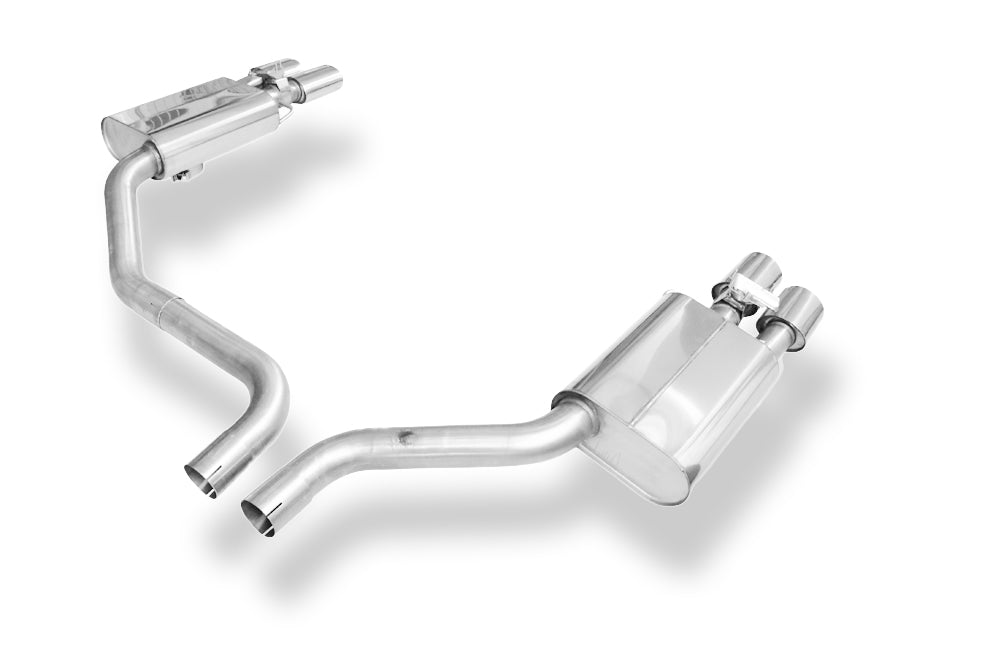 Fox passend fürAudi S8 Typ 4H mit Abgasklappen Endschalldämpfer rechts/links zweiflutig - 2x100x77 Typ 38 rechts/links
