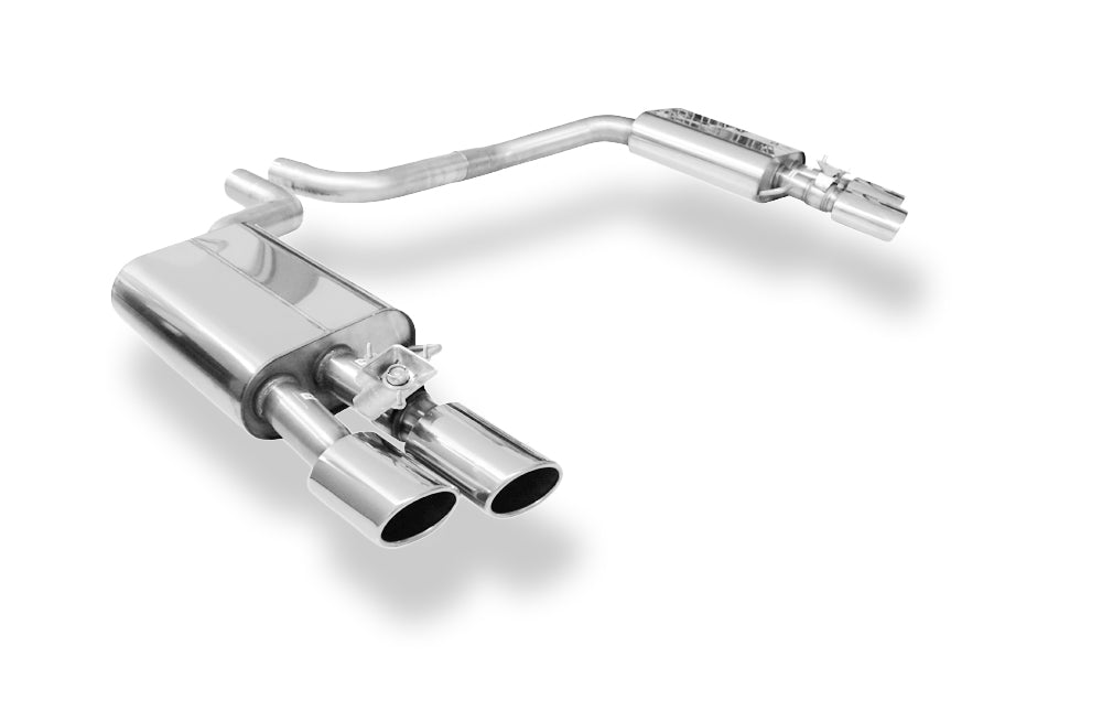 Fox passend fürAudi S8 Typ 4H mit Abgasklappen Endschalldämpfer rechts/links zweiflutig - 2x100x77 Typ 38 rechts/links