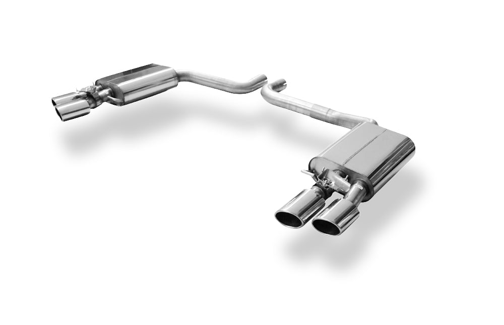 Fox passend fürAudi S8 Typ 4H mit Abgasklappen Endschalldämpfer rechts/links zweiflutig - 2x100x77 Typ 38 rechts/links