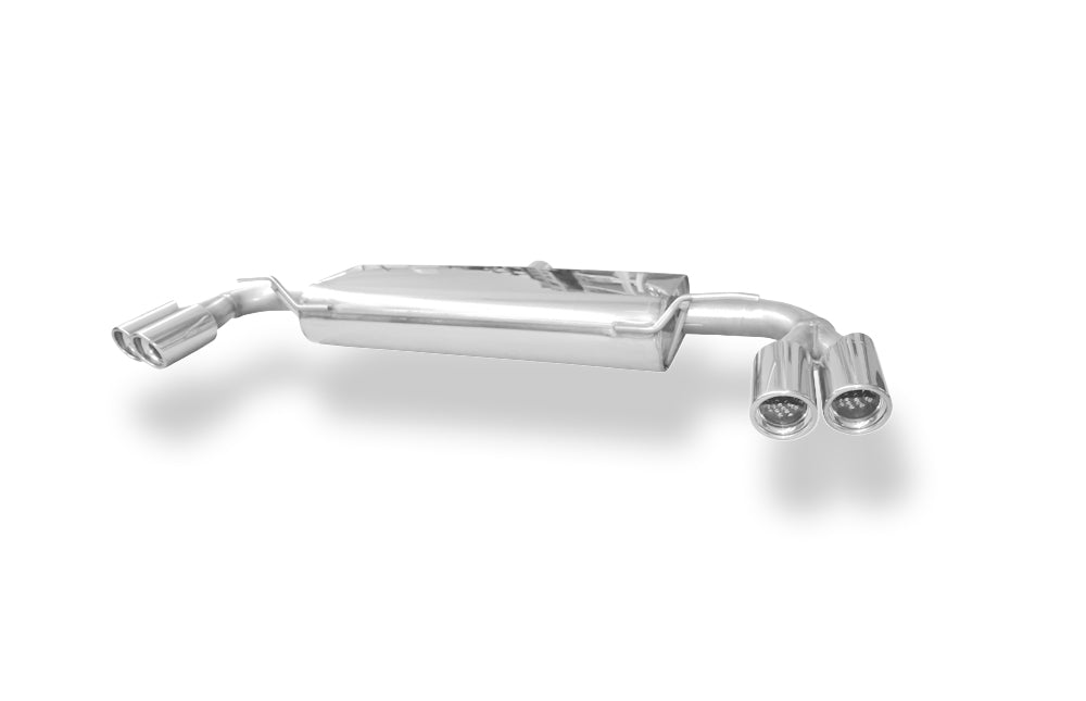 Fox passend fürAudi TT 8J - Turbo Endschalldämpfer rechts/links - 2x80 Typ 17 rechts/links