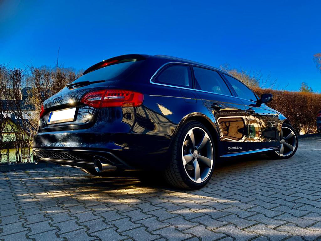 Fox passend für Audi A4 B8/ A5 8T quattro  Coupe/A5 Cabrio Endschalldämpfer rechts/links für 1-Rohr - 1x100 Typ 25 rechts/links