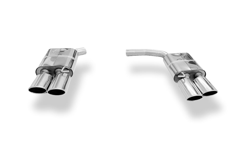 Fox passend für Audi A4/A5 quattro TDI - Rieger Endschalldämpfer rechts/links für 2-Rohr zweiflutig - 2x115x85 Typ 32 rechts/links - passend an Heckeinsatz