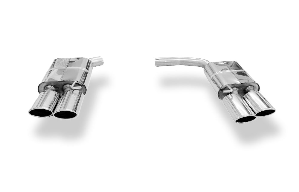 Fox passend für Audi A5 quattro B8 - Rieger Endschalldämpfer rechts/links für 2-Rohr zweiflutig - 2x115x85 Typ 32 rechts/links - passend an großen Heckansatz